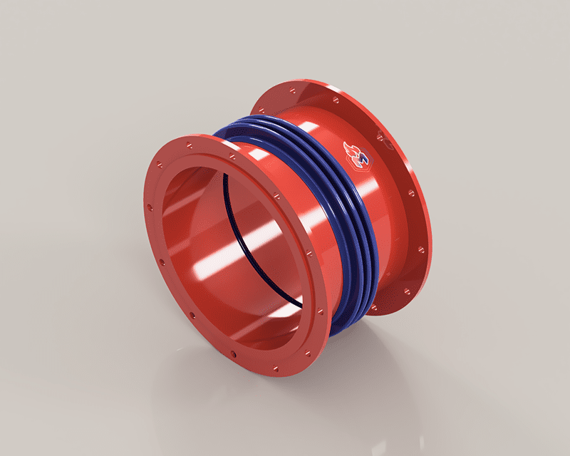 Single Unrestrained Metal Expansion Joint Floating Flanged